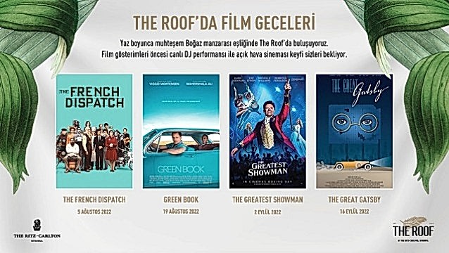The Roof At The Ritz-Carlton, Istanbul'da Açık Hava Sineması