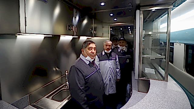 Türkiye’nin ilk yerli hızlı treninin mutfak setleri Öztiryakiler’den